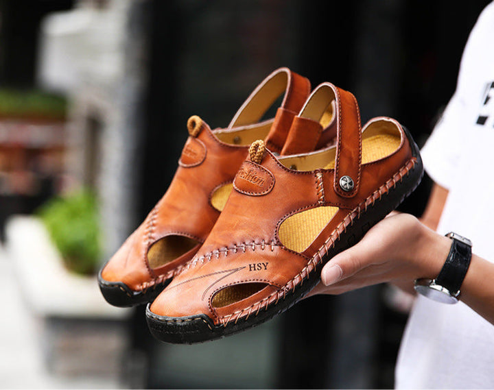 Premium Orthopedische Leren Sandalen