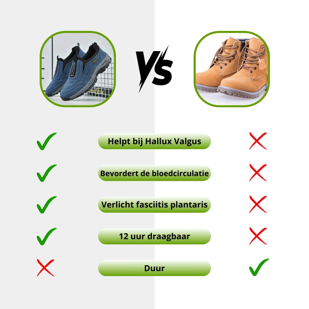 OrthoGrip+ | Orthopedische Schoenen voor Mannen