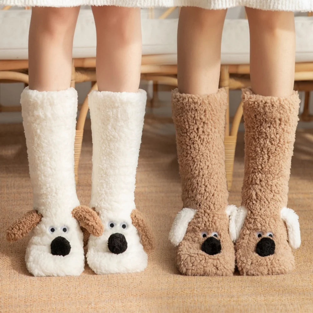 SnuggleHond™ | Warme Knuffelsloffen met 3D Hondendesign