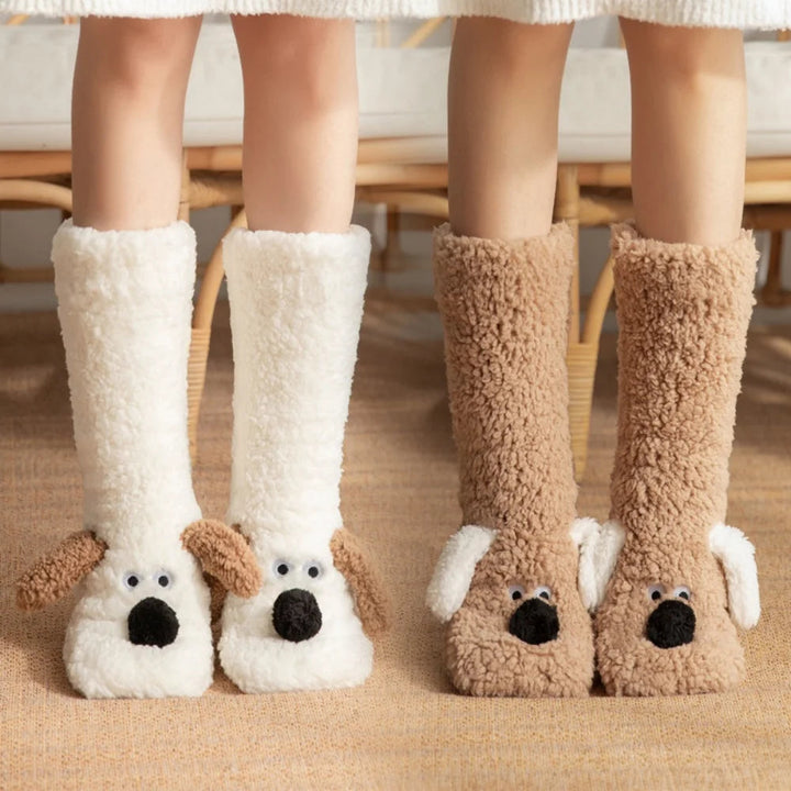 SnuggleHond™ | Warme Knuffelsloffen met 3D Hondendesign