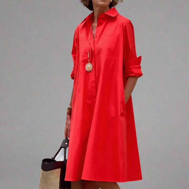 Sandrine | Relaxte en Elegante Polo Jurk