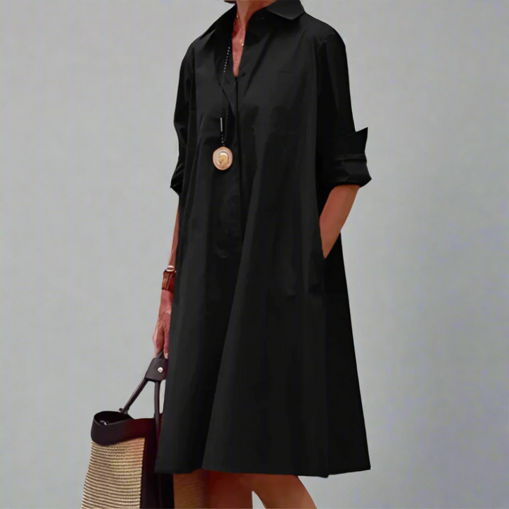 Sandrine | Relaxte en Elegante Polo Jurk