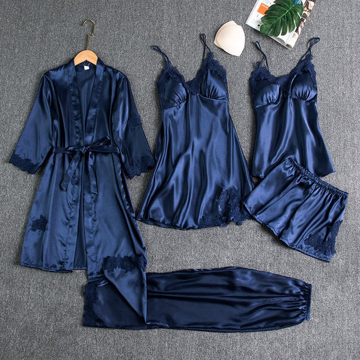 Isabella | Dames 5-Delige Nachtkleding Set