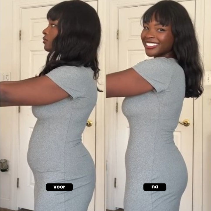 Naadloze shaping short met lift-effect