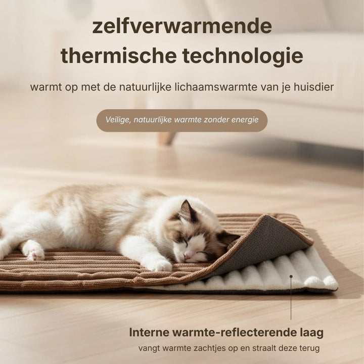 ThermaMat™ – Zelfverwarmende Mat voor Huisdieren