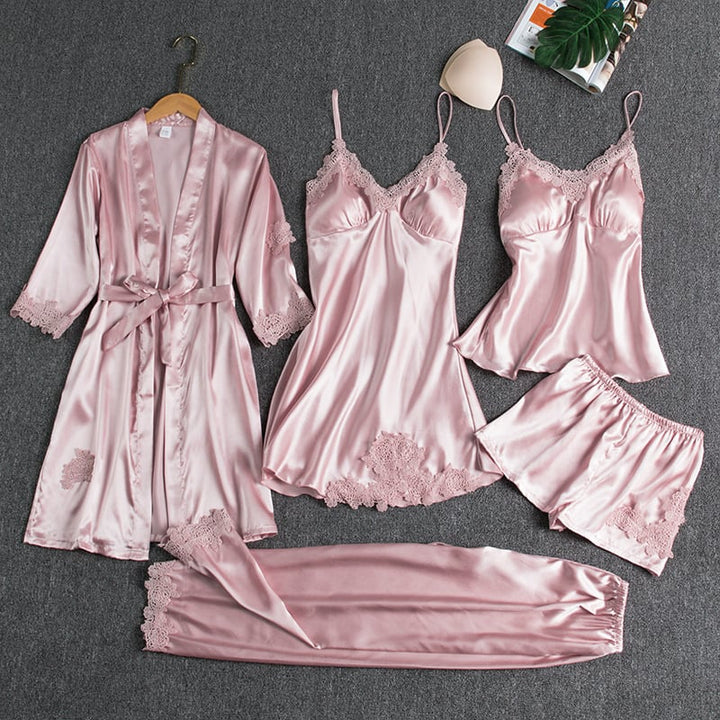 Isabella | Dames 5-Delige Nachtkleding Set