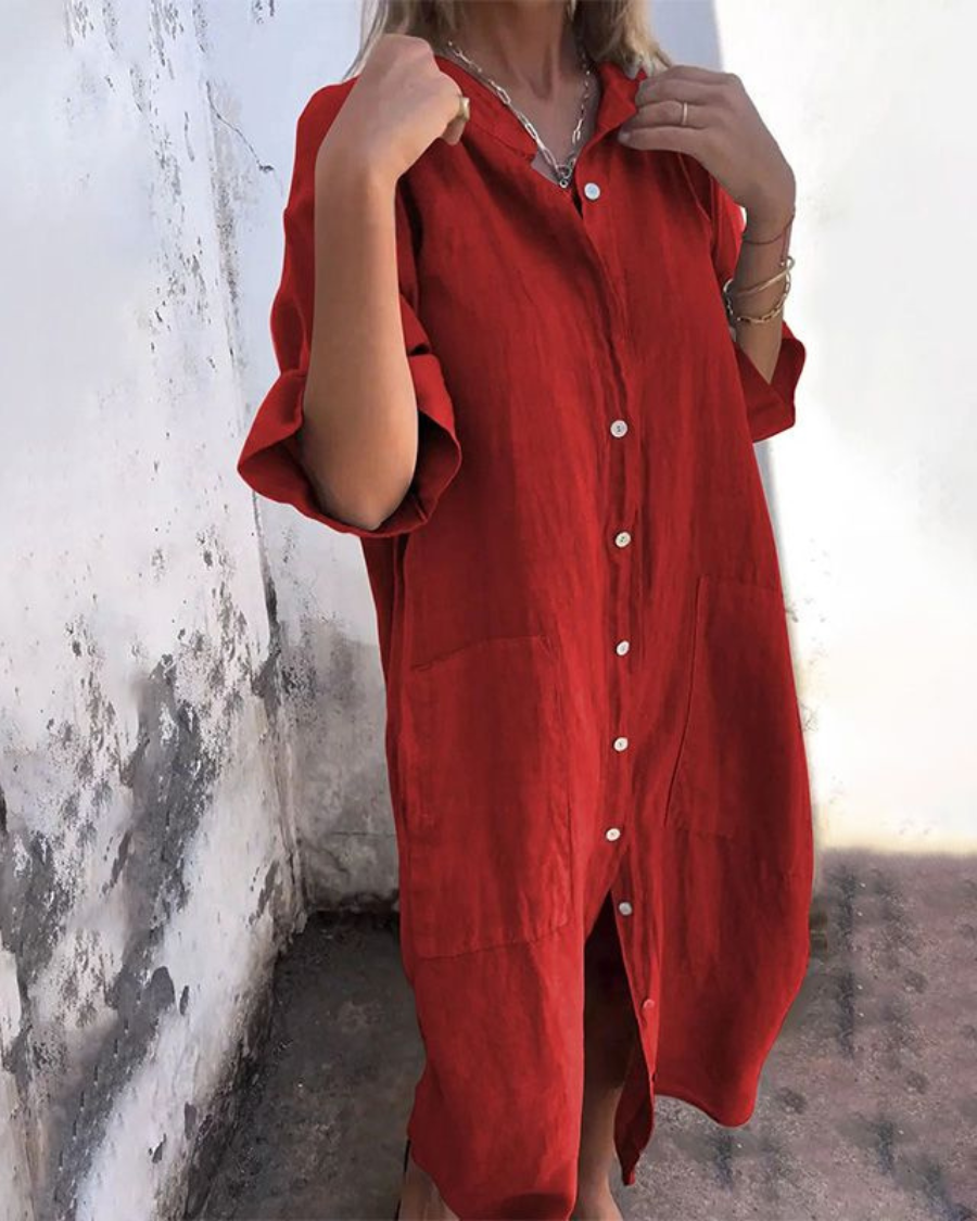 Fiona | Boho Shirt Jurk