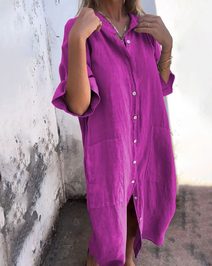 Fiona | Boho Shirt Jurk