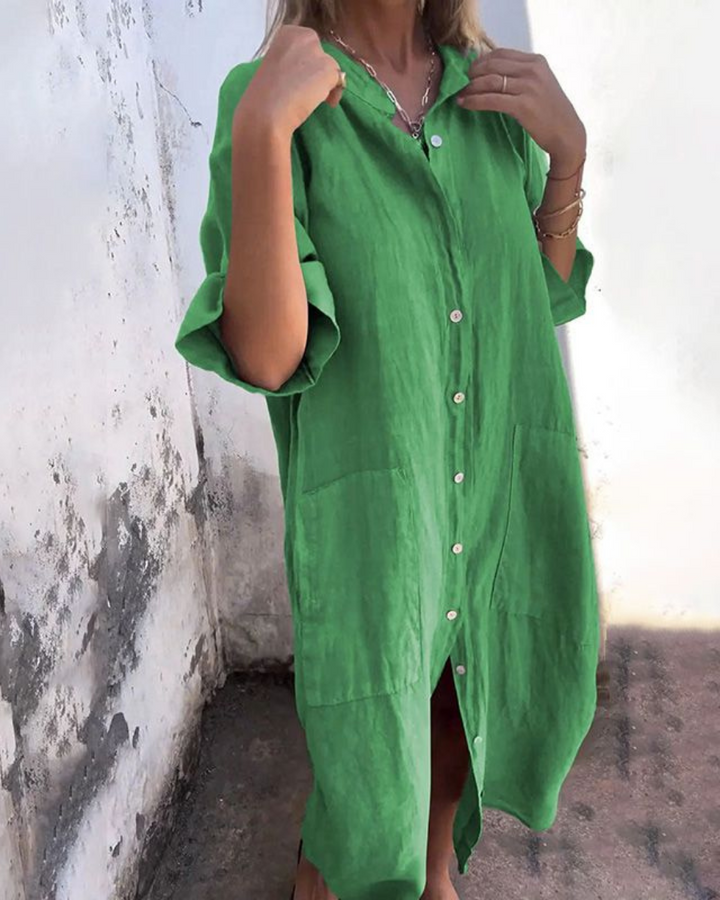 Fiona | Boho Shirt Jurk