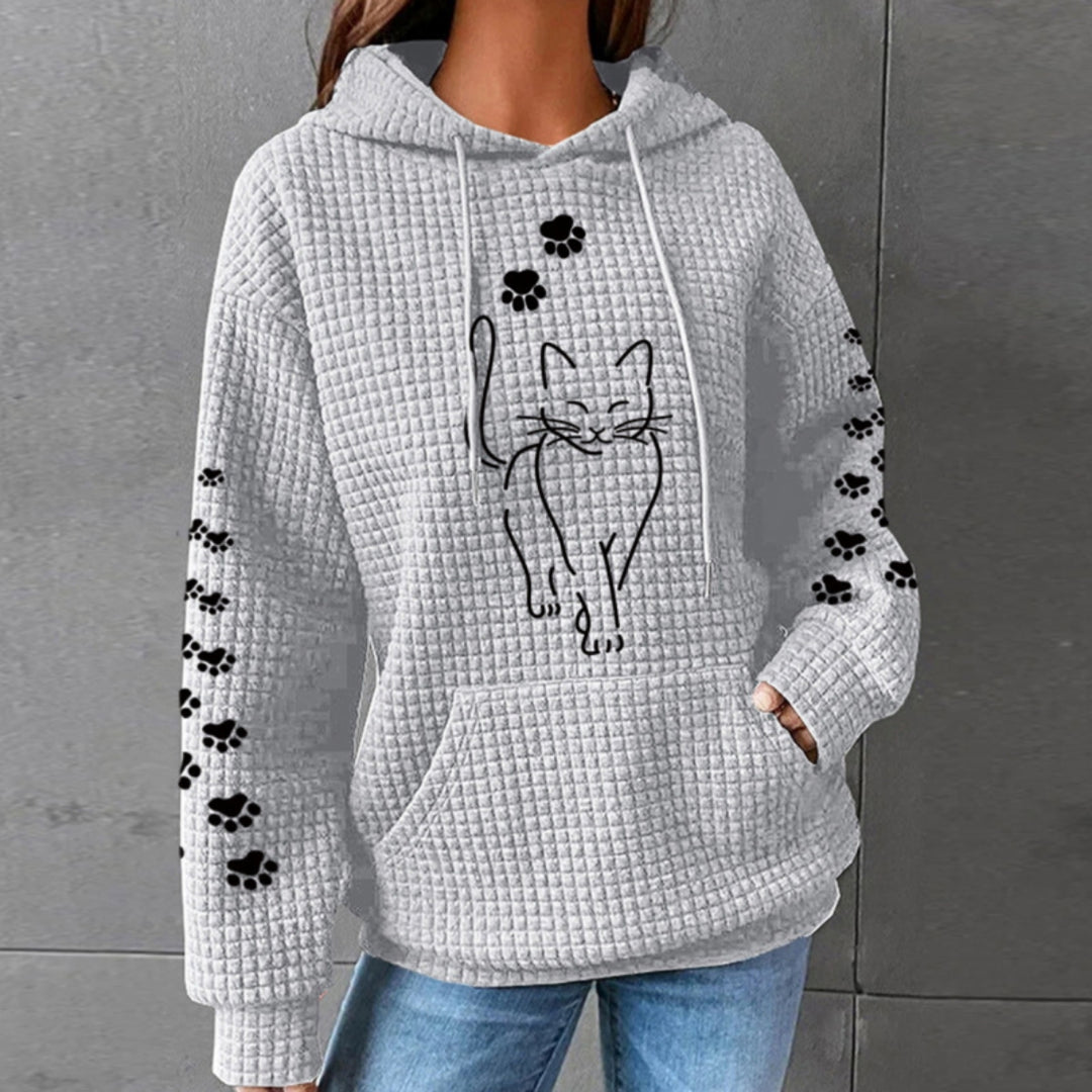 Heindi | Warme Kattenhoodie met Speelse Charme