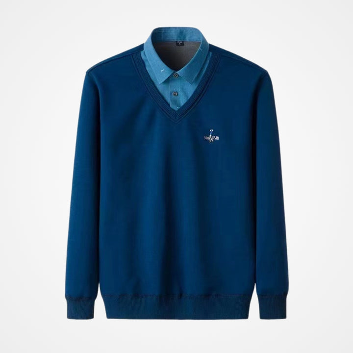 Leonard | Moeiteloos Stijlvol, Luxe 2-in-1 Trui