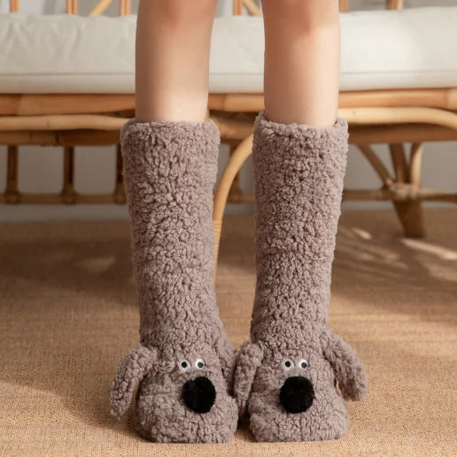 SnuggleHond™ | Warme Knuffelsloffen met 3D Hondendesign