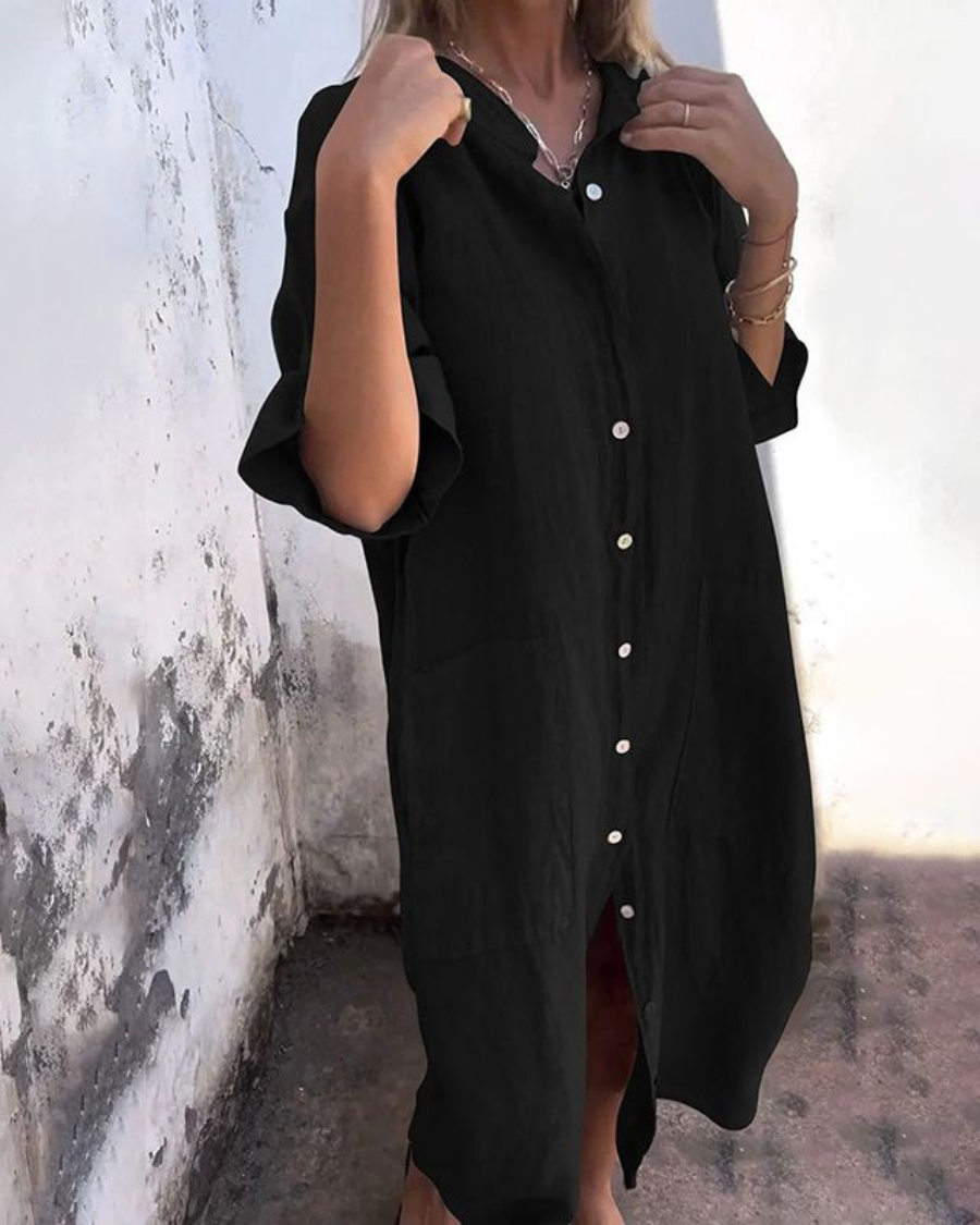 Fiona | Boho Shirt Jurk