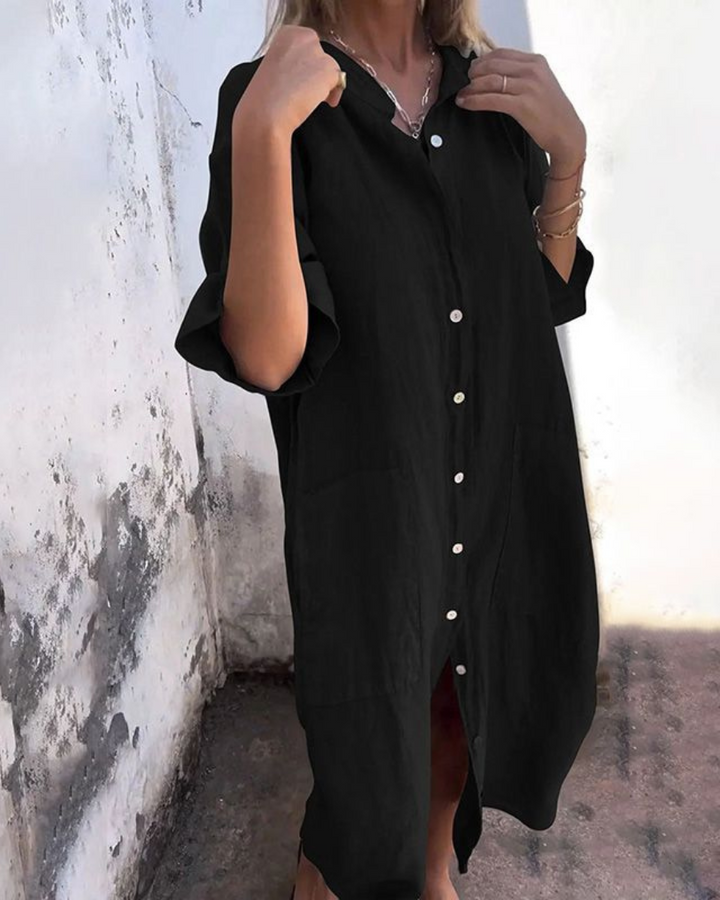 Fiona | Boho Shirt Jurk