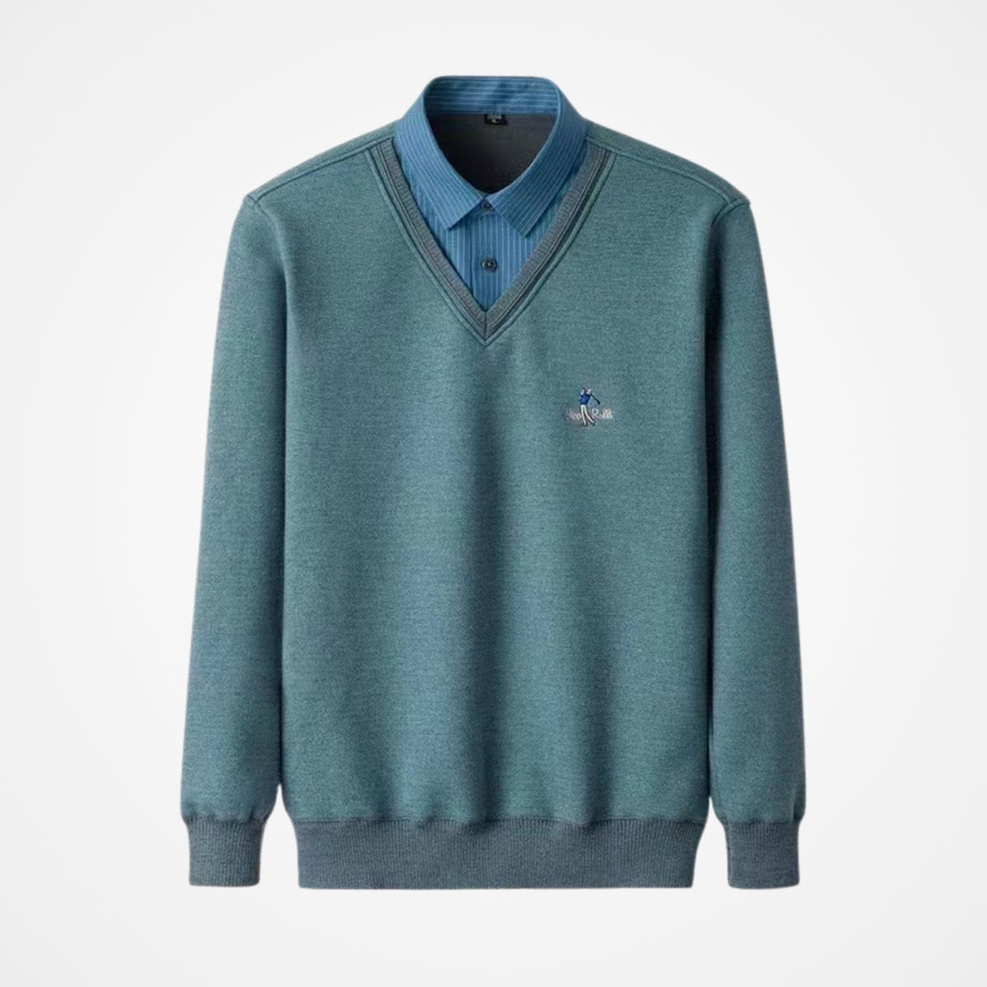 Leonard | Moeiteloos Stijlvol, Luxe 2-in-1 Trui