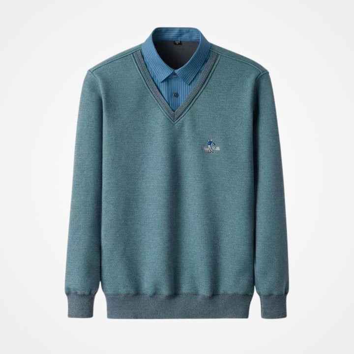 Leonard | Moeiteloos Stijlvol, Luxe 2-in-1 Trui