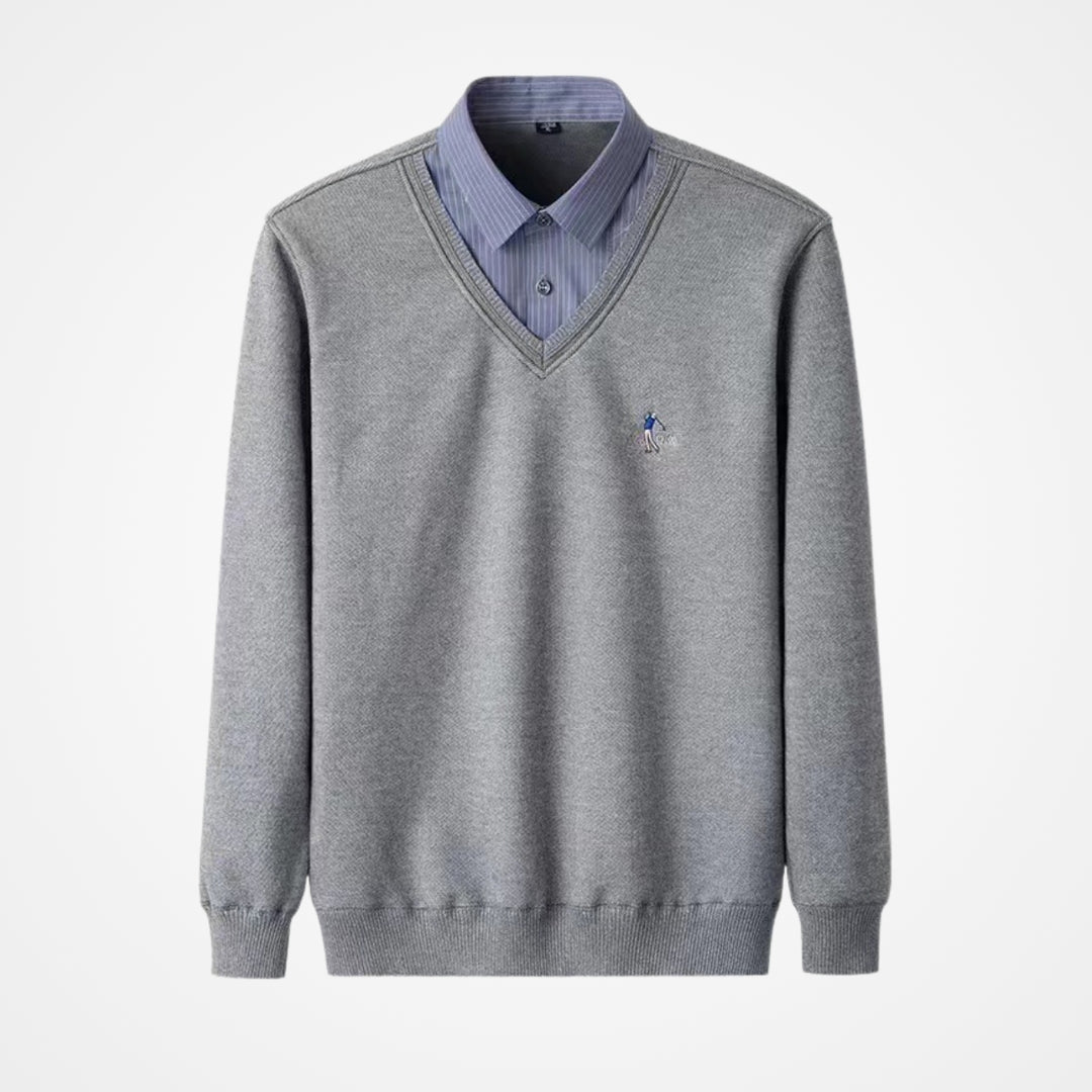Leonard | Moeiteloos Stijlvol, Luxe 2-in-1 Trui