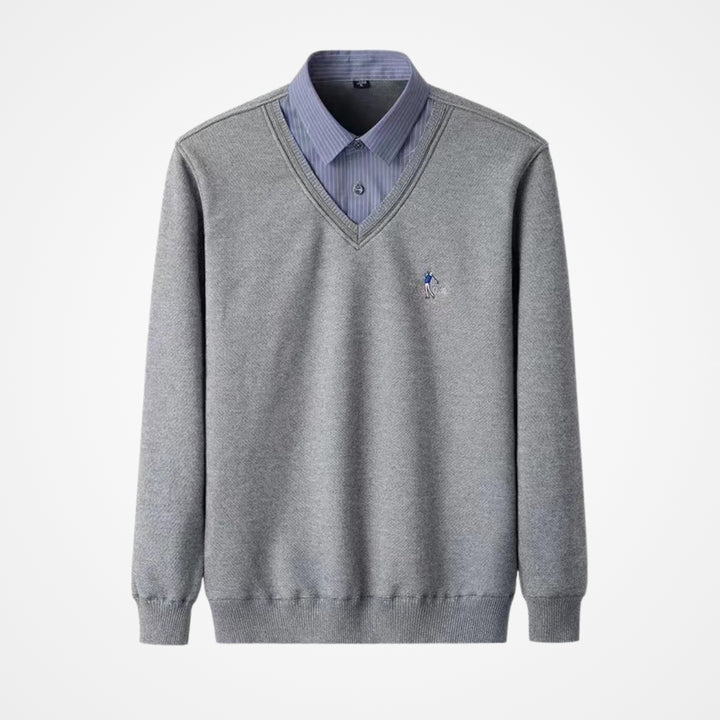 Leonard | Moeiteloos Stijlvol, Luxe 2-in-1 Trui