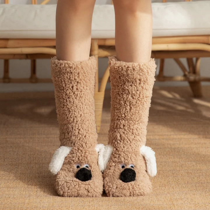 SnuggleHond™ | Warme Knuffelsloffen met 3D Hondendesign