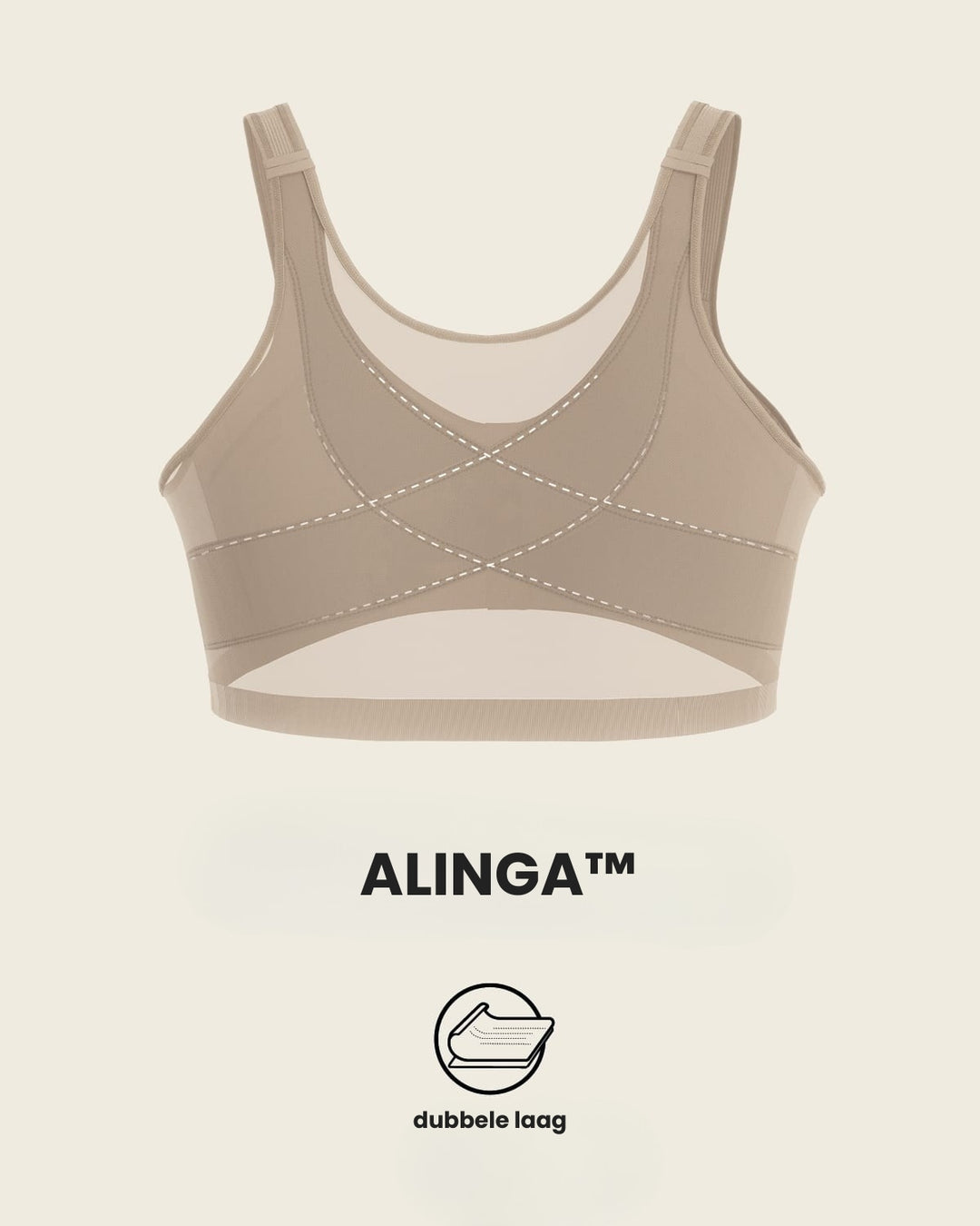 Alinga™ | Naadloze Corrigerende BH zonder beugel