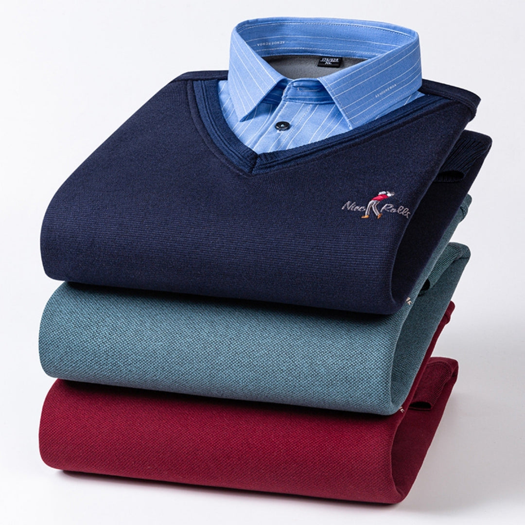Leonard | Moeiteloos Stijlvol, Luxe 2-in-1 Trui