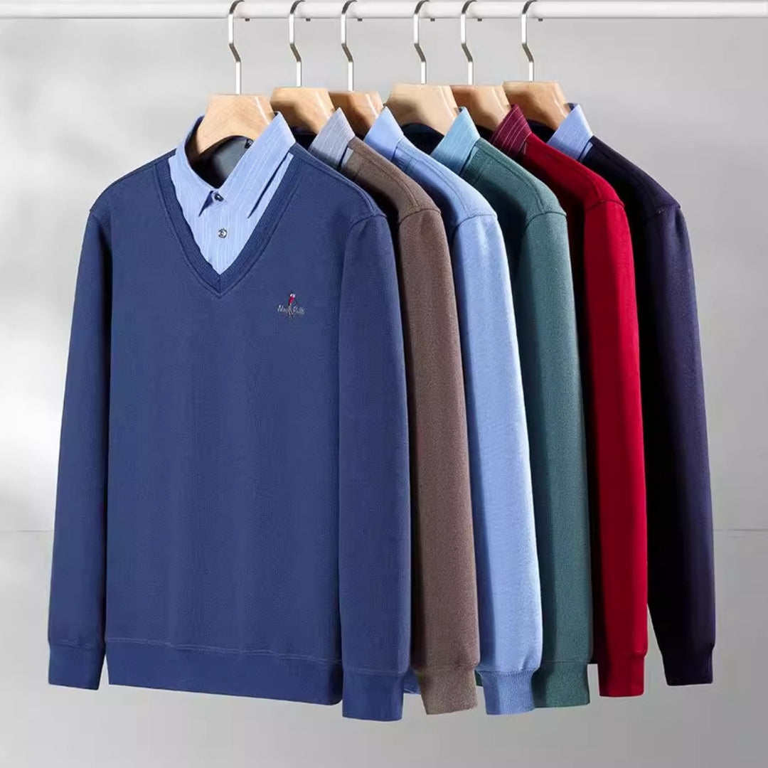 Leonard | Moeiteloos Stijlvol, Luxe 2-in-1 Trui