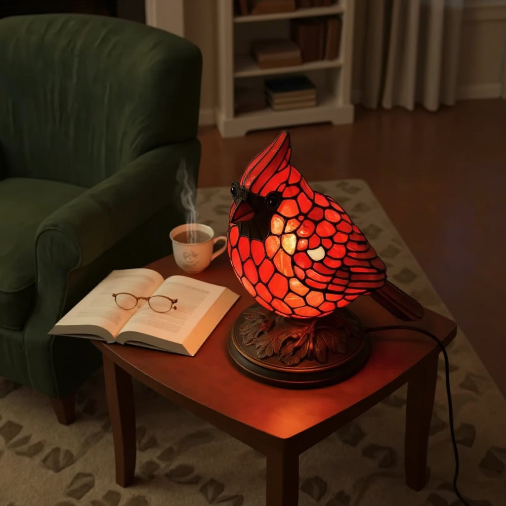 Cardinal™ – Handgemaakte 3D Accentlamp vol Warmte & Betekenis