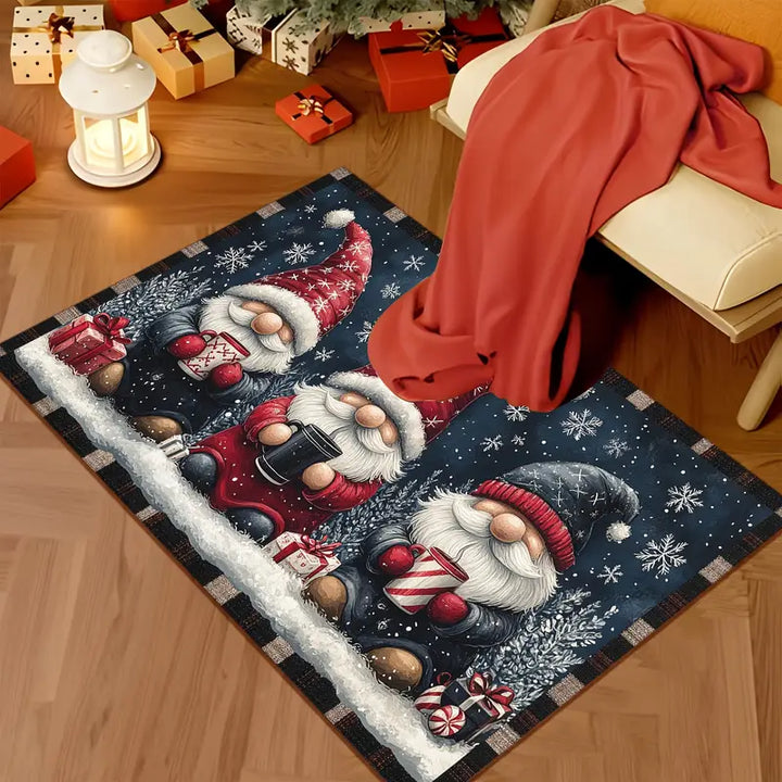 GnomeSweetGnome™ | Deurmat vol winterse gezelligheid