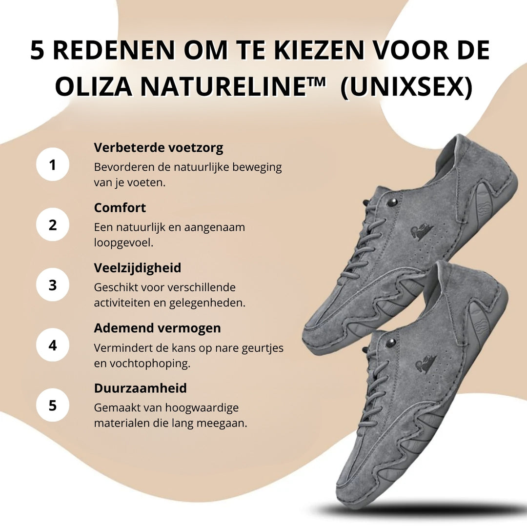 Oliza NatureLine™ | Natuurlijk Comfort voor Gevoelige Voeten