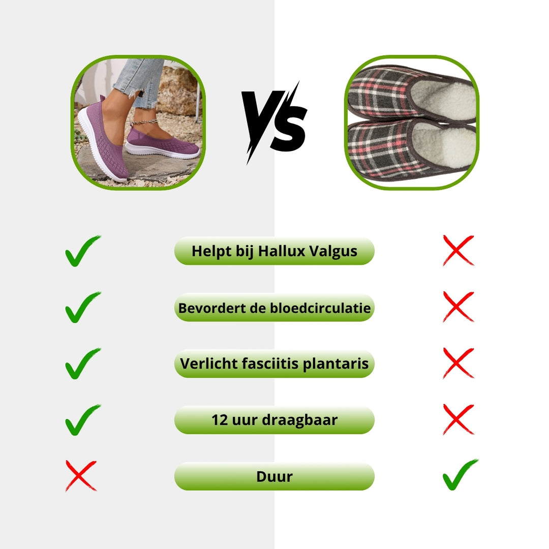 Jianna™ | Ademende Orthopedische Instappers