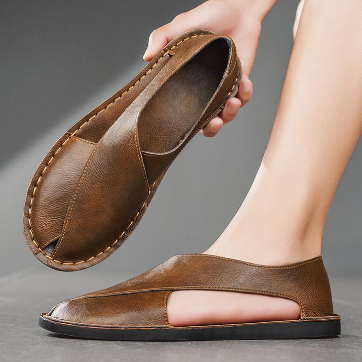 Romano™ | Leren Sandalen