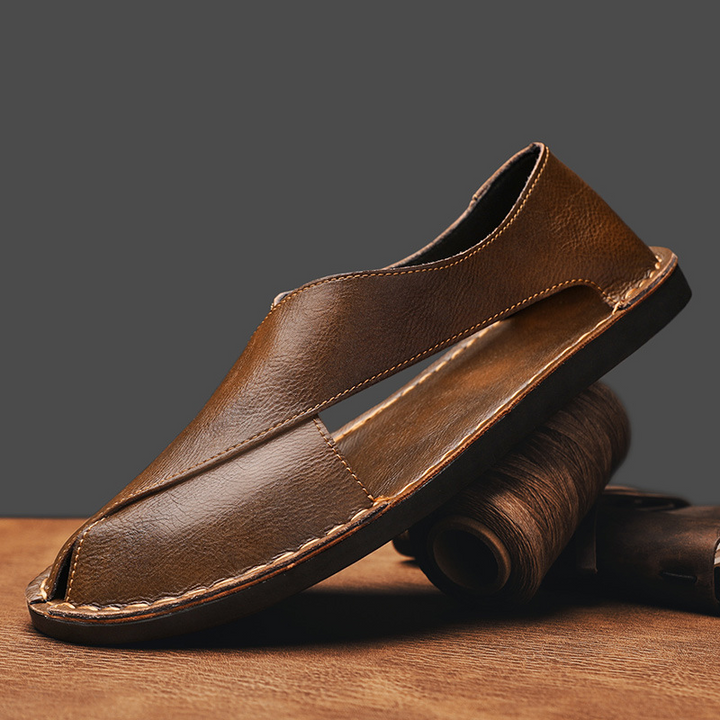 Romano™ | Leren Sandalen