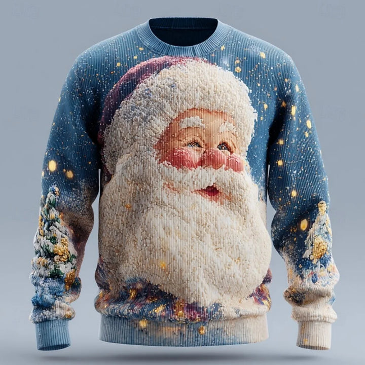 De 3D Santa Sweater | De trui die elke kamer laat lachen