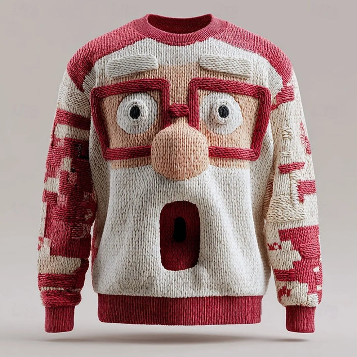 De 3D Santa Sweater | De trui die elke kamer laat lachen