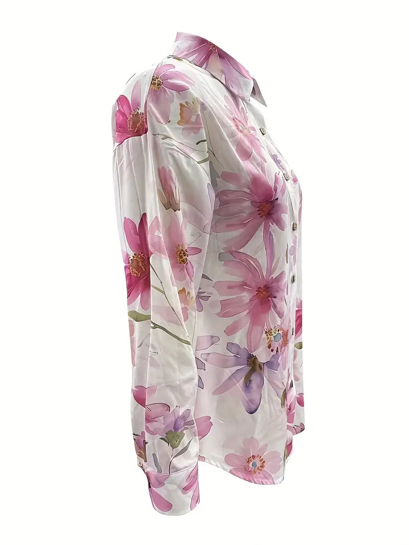 Gaida | Lichte zomerblouse met bloemenprint