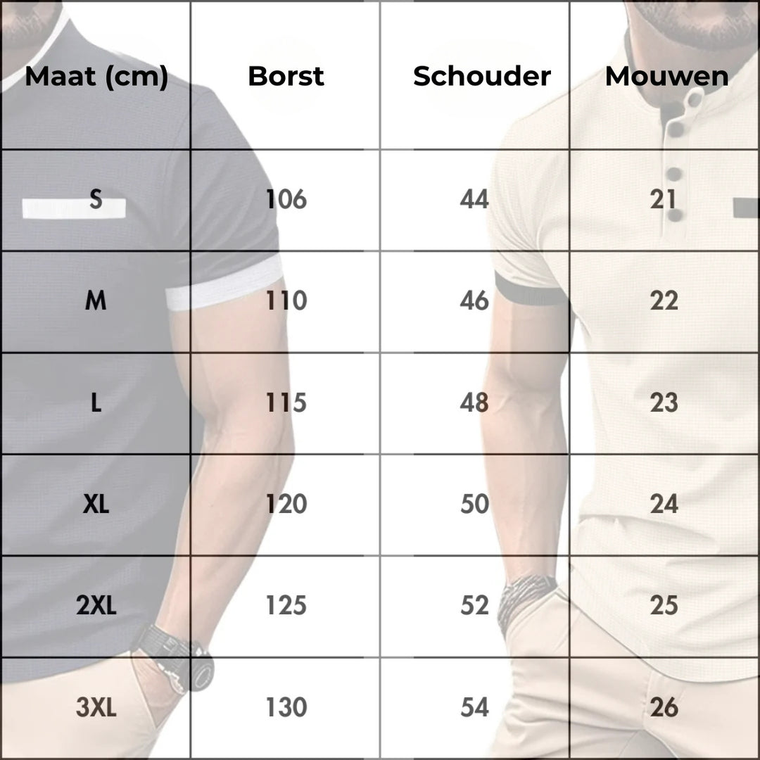 Jacob™ – Korte mouwen polo met opstaande kraag