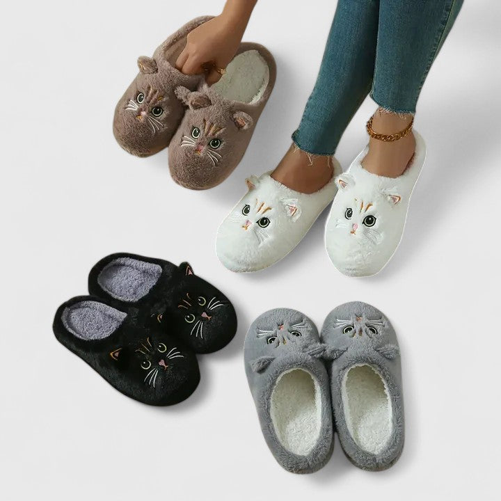 Zoelani | Vrolijke Anti-slip Kattensloffen