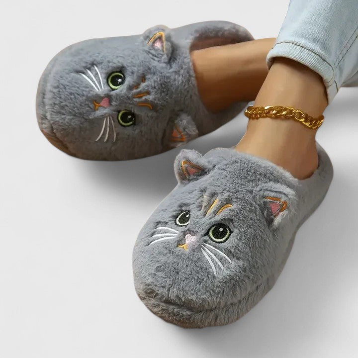 Zoelani | Vrolijke Anti-slip Kattensloffen