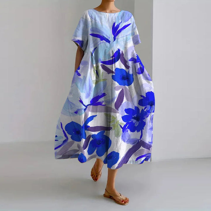 VALENTINA | Fleurige Zomerjurk met Flatteuse Pasvorm