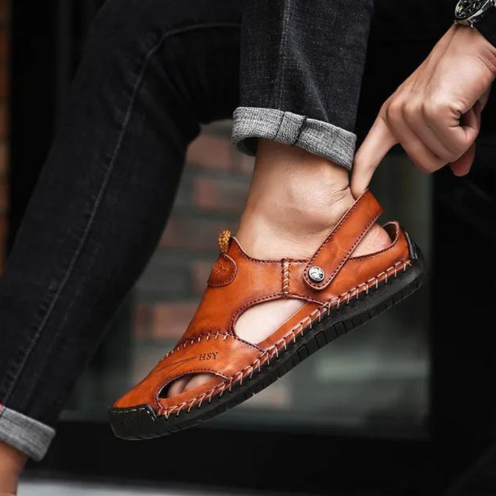 Premium Orthopedische Leren Sandalen