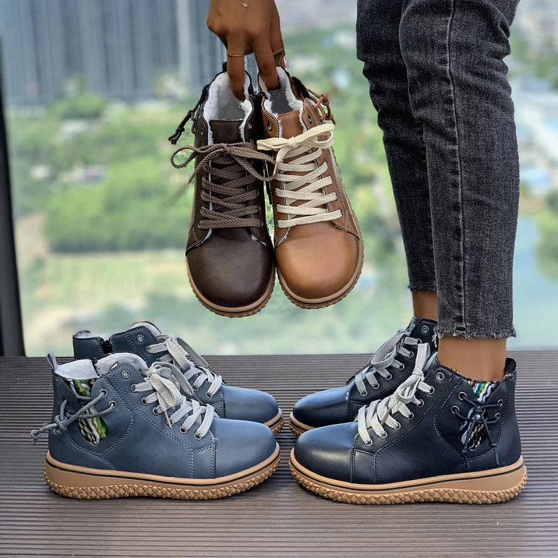 Emma | Warme enkellaarzen met uniek karakter