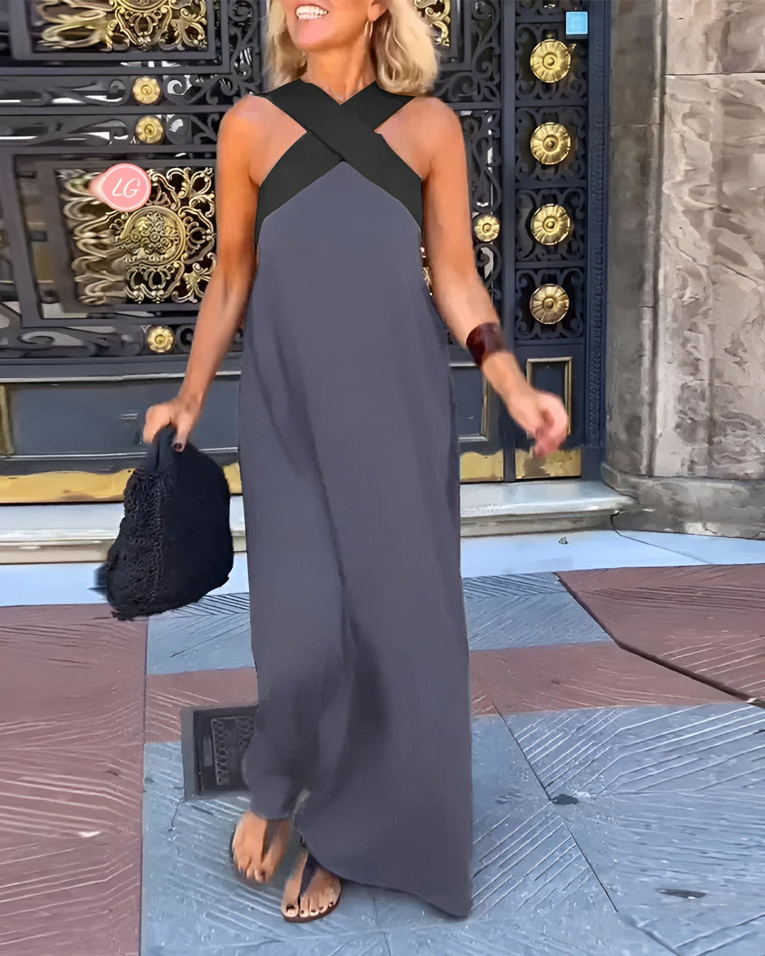 Delphina | Elegante overslag jurk