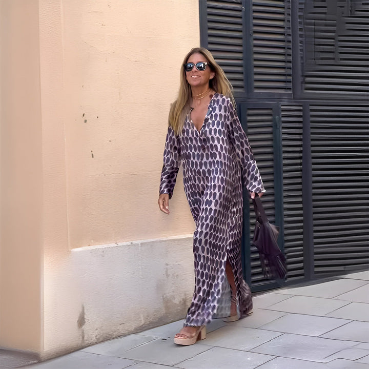 Pauline | Lichte bohemian jurk