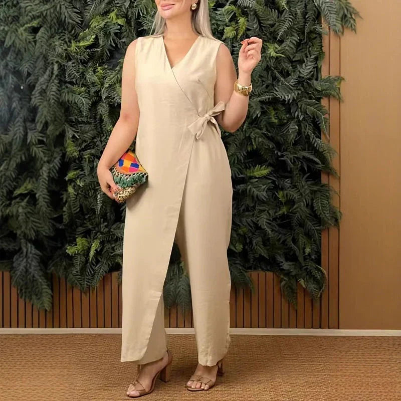 Lilianna | Stijlvolle jumpsuit met overslagmodel – klasse zonder moeite