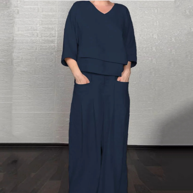 Aria | 2-delige Set met Ontspannen Pasvorm en Minimalistische Stijl