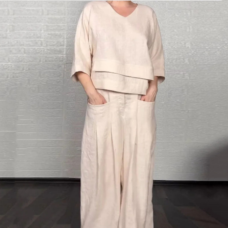 Aria | 2-delige Set met Ontspannen Pasvorm en Minimalistische Stijl