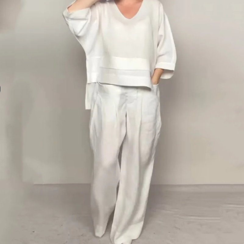 Aria | 2-delige Set met Ontspannen Pasvorm en Minimalistische Stijl
